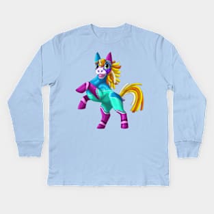 Horstachio: Default Kids Long Sleeve T-Shirt